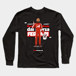 Sebastian Vettel Grazie Grazzie Long Sleeve T-Shirt